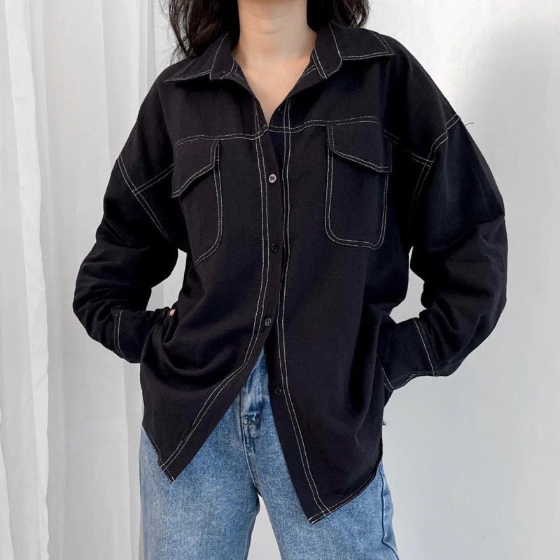 COD GF ORIGINAL KAYLEE KEMEJA OVERSIZE