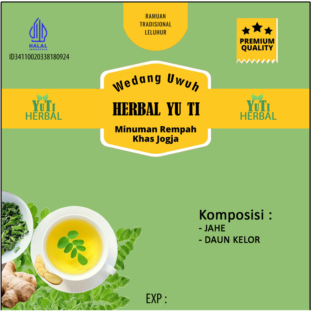 

WEDANG KELOR JAHE isi 10 (Komplit)