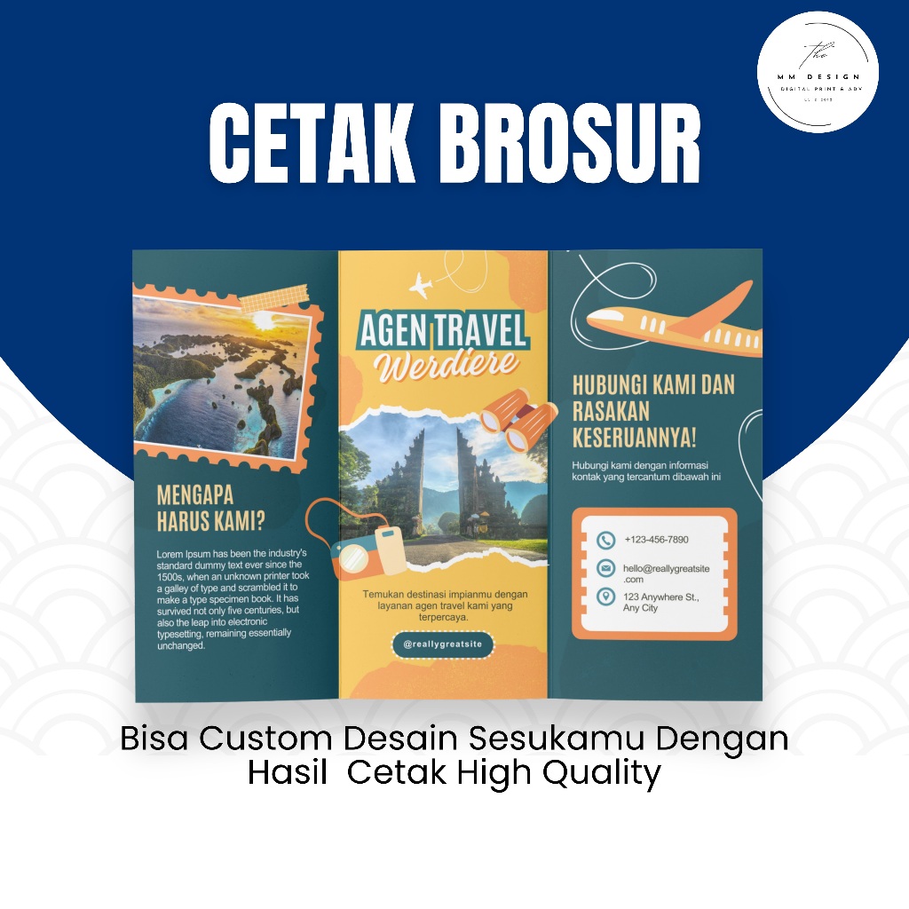 

BROSUR Custom Size ART PAPER 120