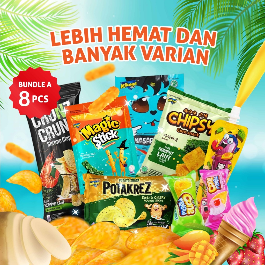 

Bencuan Snack - BUNDLE 8 PCS PAKET HEMAT CAMILAN FAVORITE