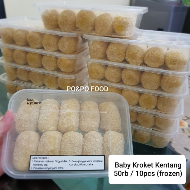 

Baby Kroket Kentang 10pcs frozen super lembut / Kroket Kentang Mini | isi daging ayam wortel cocok untuk bekal anak cemilan mpasi gorengan snack home made menu lauk sayur masakan rumahan