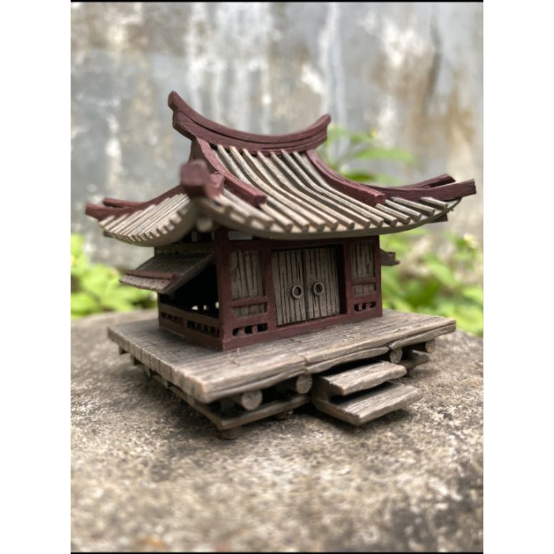 Hiasan Miniatur Rumah Bonsai/Aquarium/Paludarium/Terrarium/Aquascape/Maket/Diorama 001