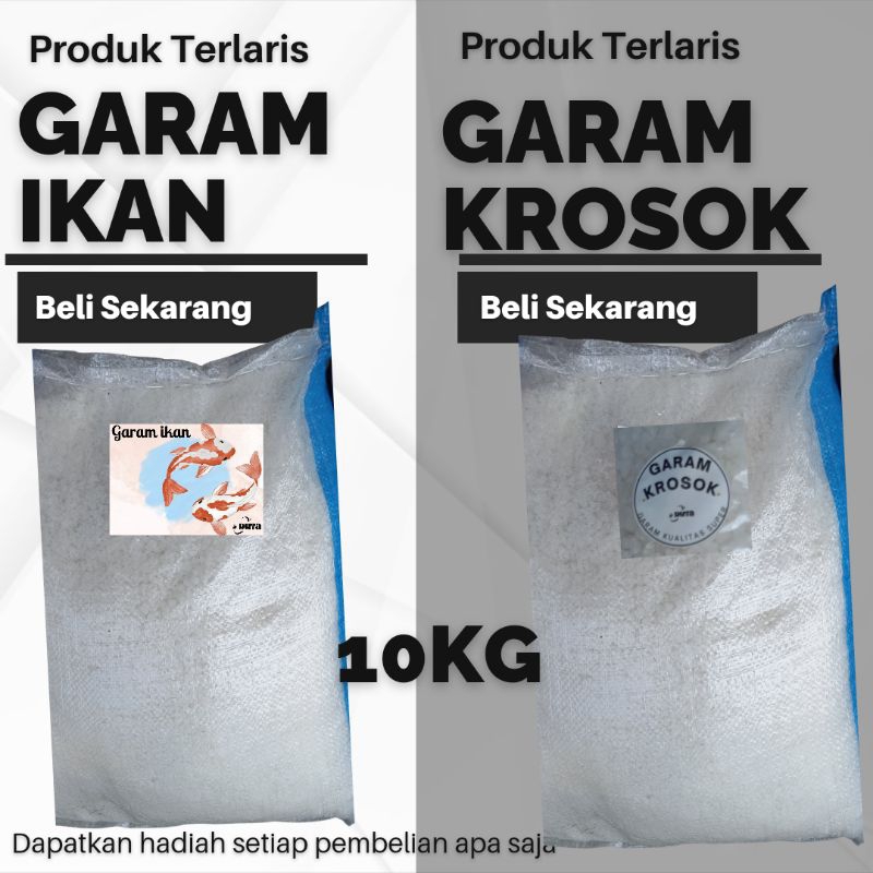 

GARAM KROSOK 10KG - GARAM KASAR - GARAM MASAK - GARAM KRISTAL -GARAM IKAN - GARAM KASAR - GARAM KROSOK - GARAM MADURA - GARAM MURAH - GARAM PROMO - GARAM BOILER - GARAM PENJERNIH AIR - GARAM KOLAM