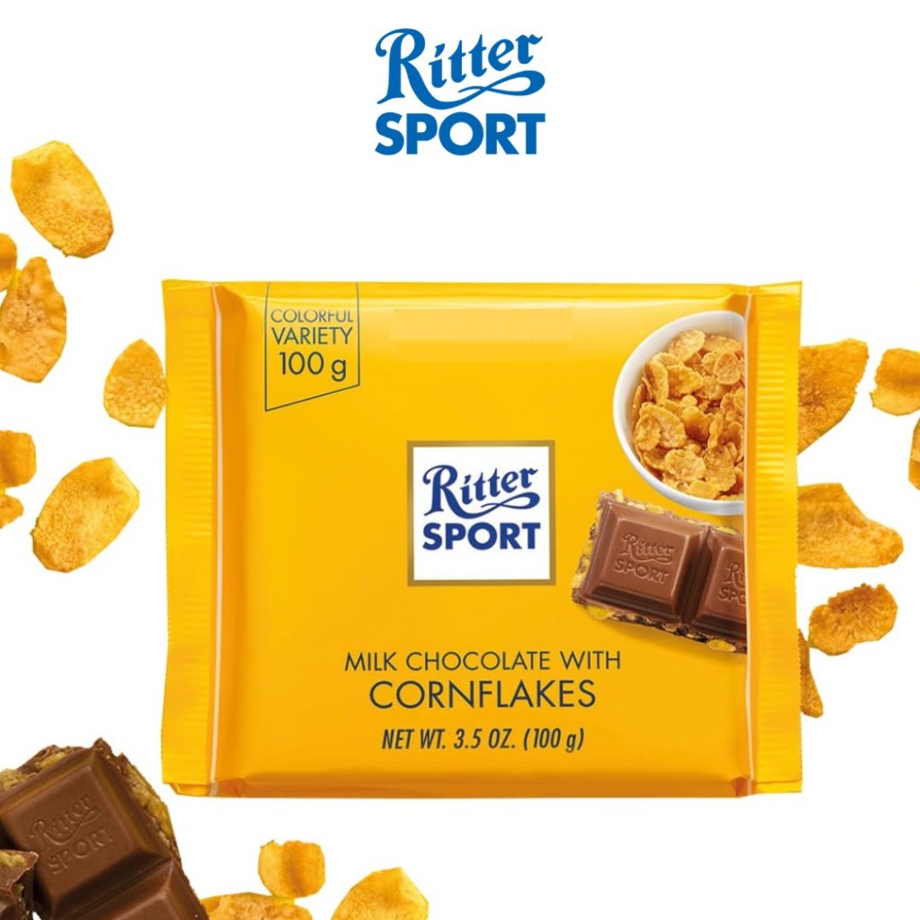 

Ritter Sport Chocolate Corn Flake Original Coklat