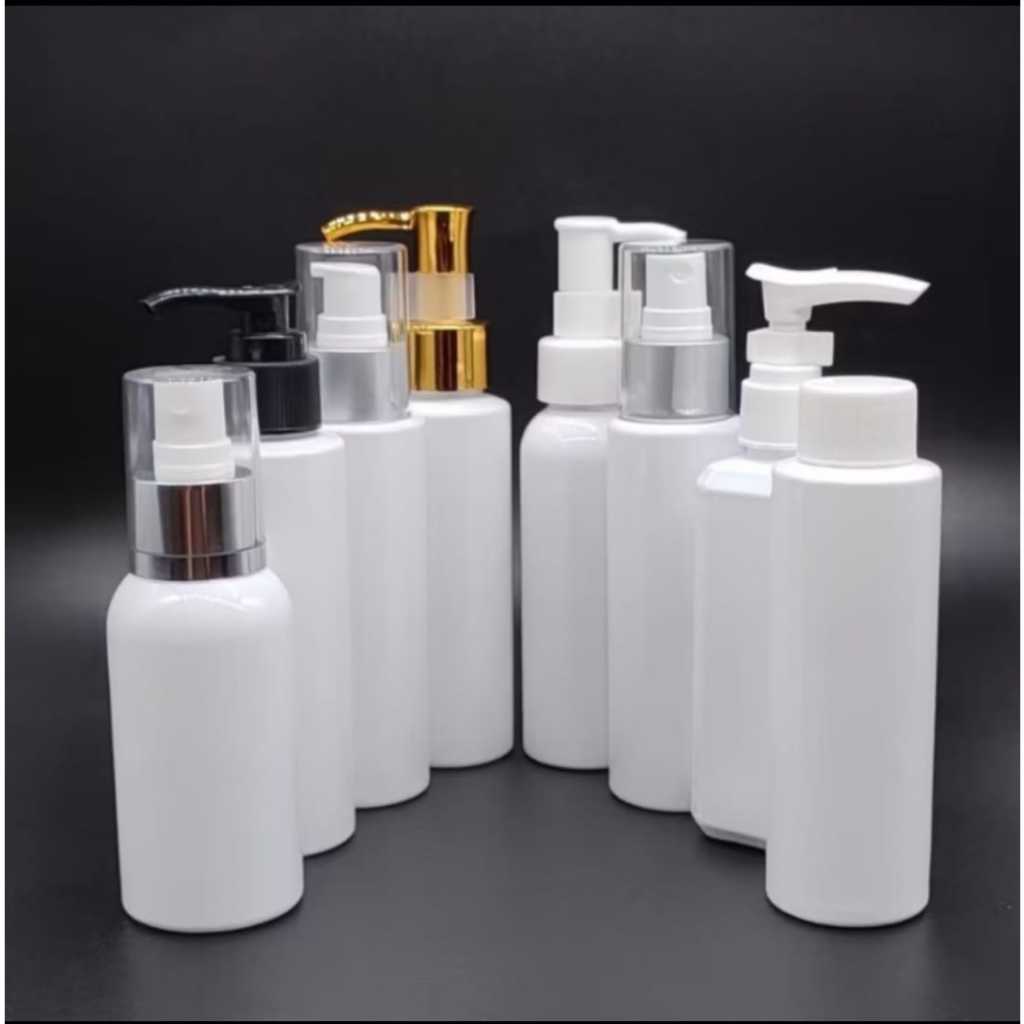 Botol Plastik Spray 100ml Kosmetik Travel Parfum Hand Sanitizer Jar Spray Perawatan100gr Botol Plast