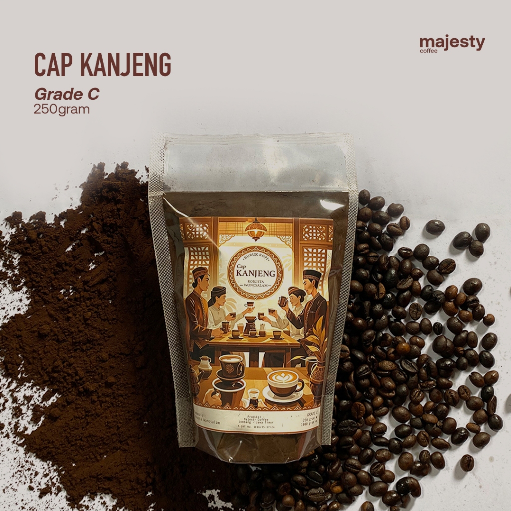 

[250g] Cap Kanjeng Kopi Bubuk Robusta Wonosalam || Grade C