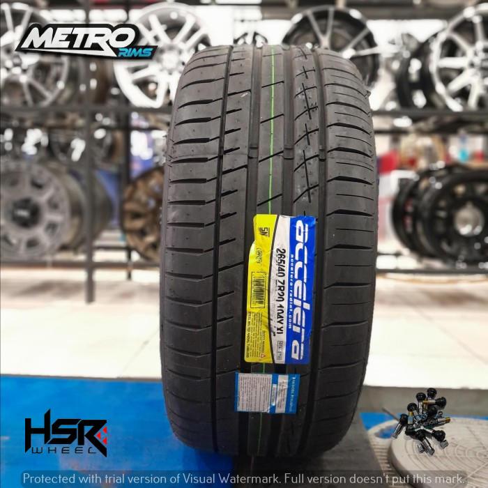 ban mobil tubeless ring 20 265/40 merk accelera iota st68 ukuran 265 40 R20 bukan ban pirelli