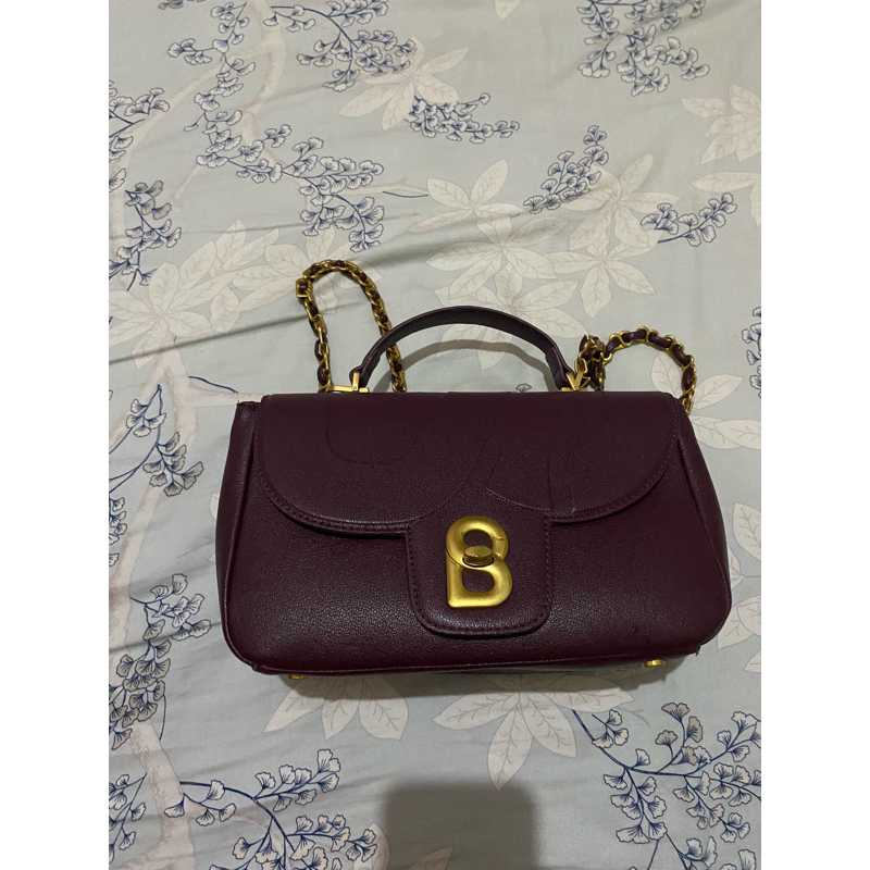 Buttonscarves Alma bag Maroon PL