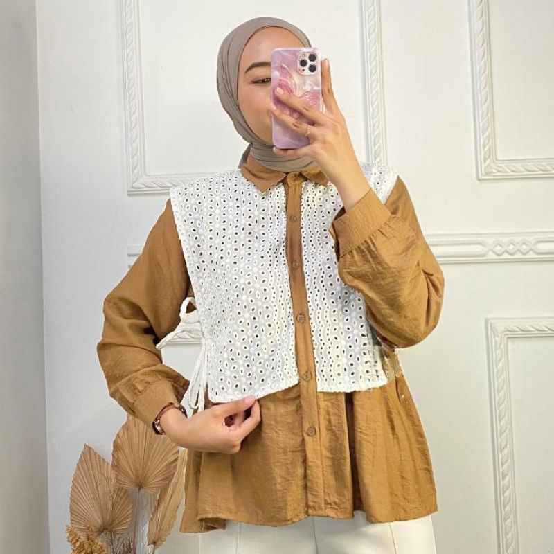 kemeja atasan wanita remaja atasan blouse wanita dewasa kemeja polo linen kekinian kemeja remaja wan