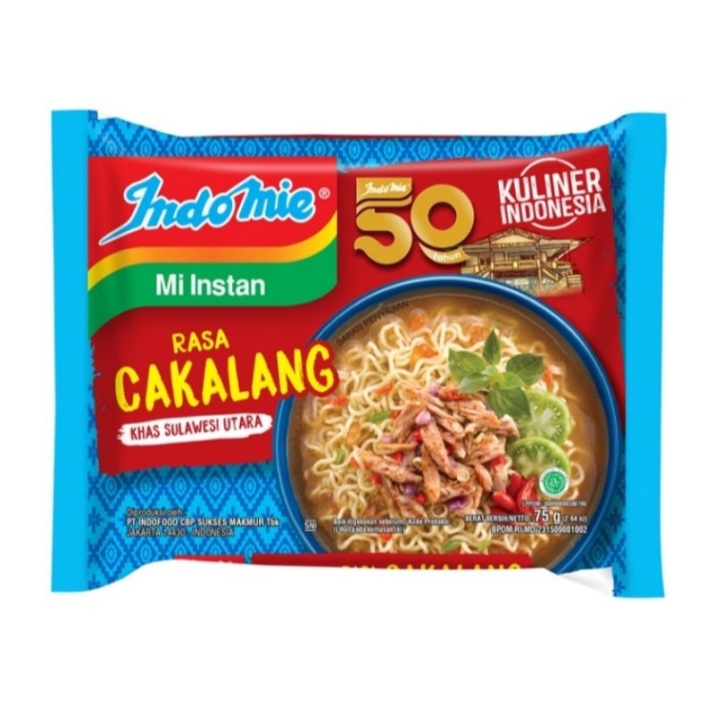 

Indomie Mi Kuah Instan Rasa Cakalang 75 g