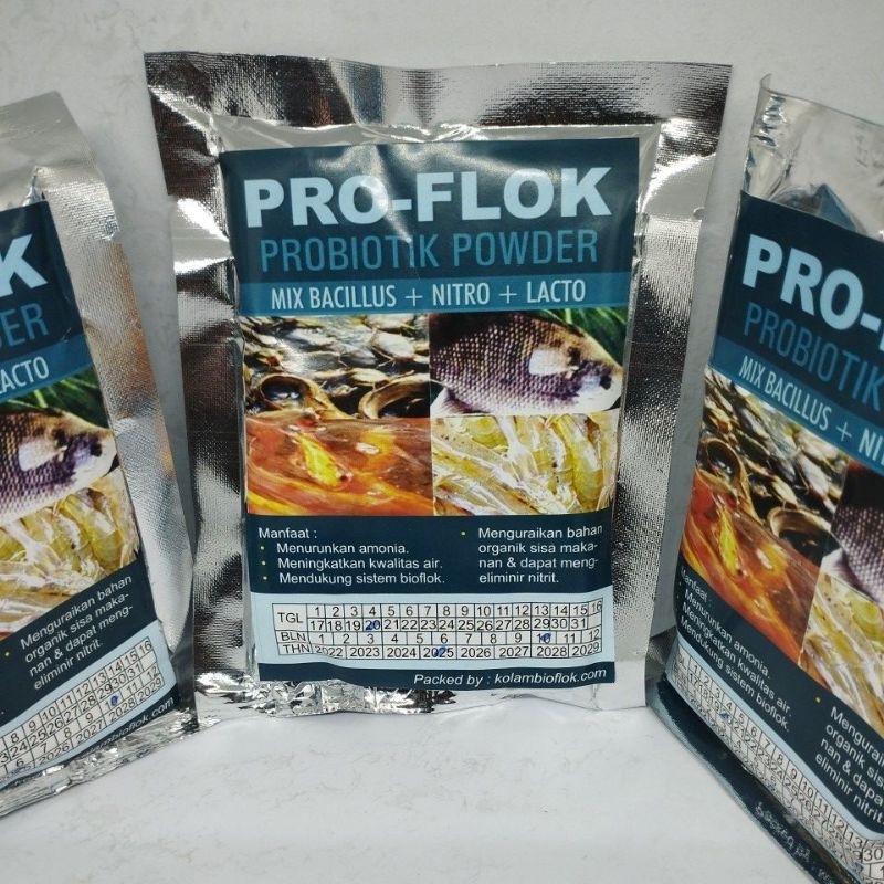 Probiotik Proflok untuk perikanan baik kolam atau tambak (Sachet)