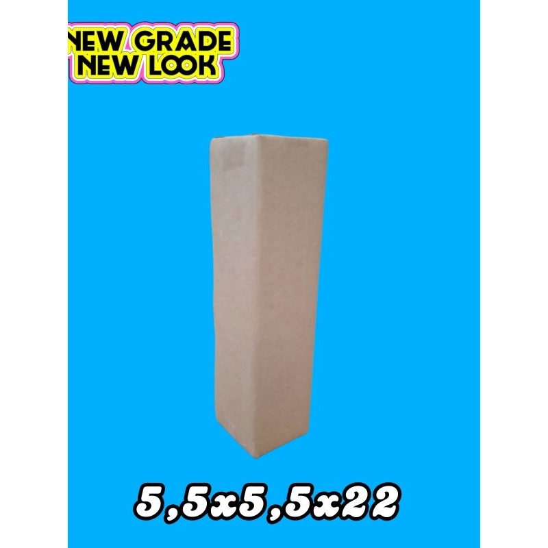 

Kardus Mini Uk 5.5x5.5x22 kartonbox/kardus packing/kardus murah/kardus polos
