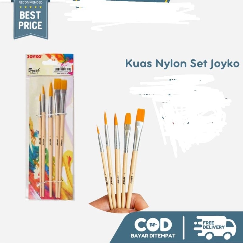 

1 Set Kuas Lukis isi 5
