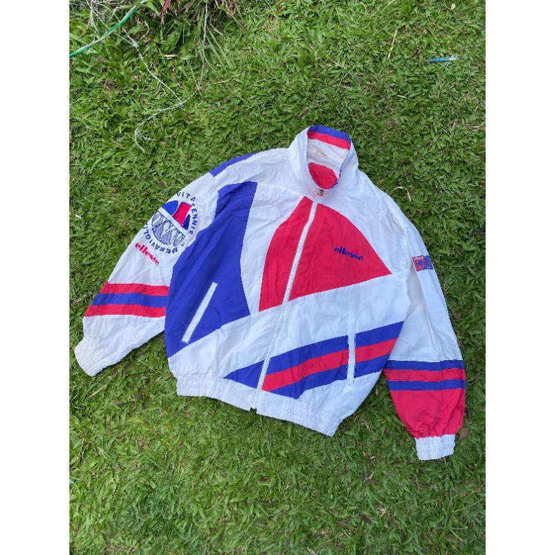 Vintage 90's Ellesse Perugia Italia multicolor windbreaker