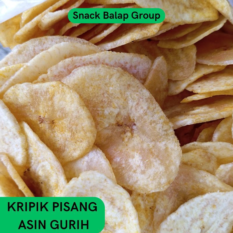

Keripik Pisang Asin Gurih 250 gram Kripik Renyah - Snack Makanan - Food
