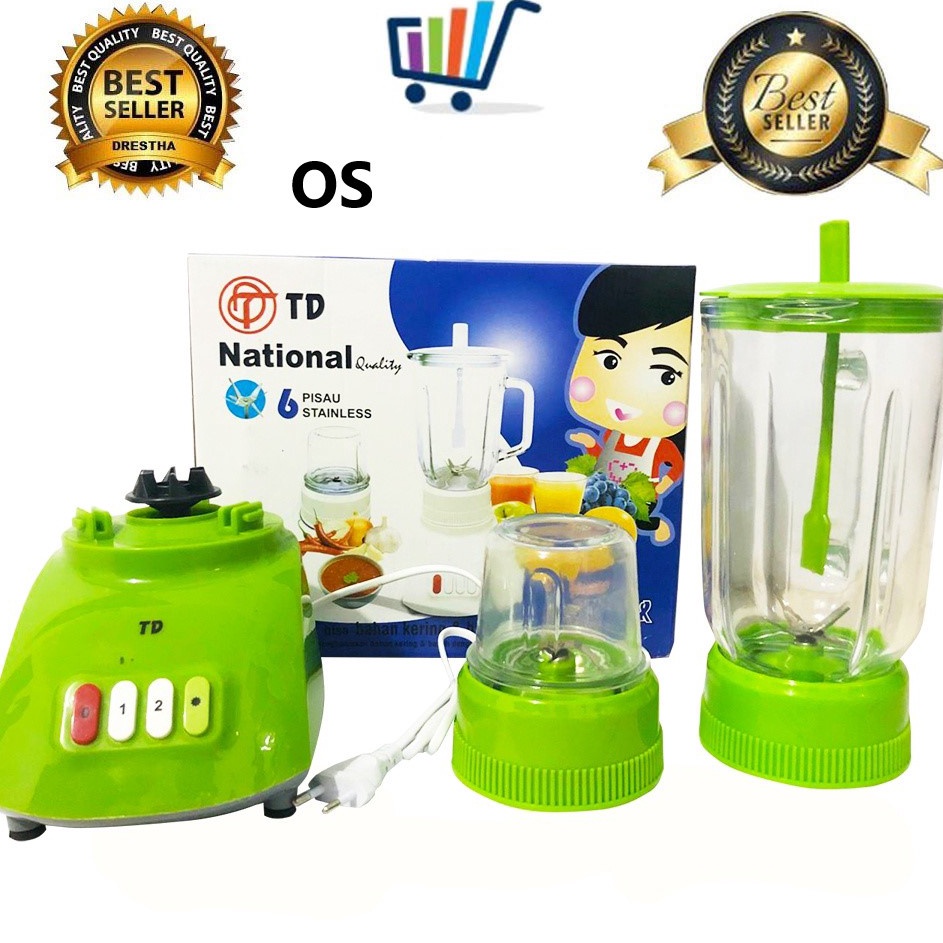 Penjual Resmi  Blender Kaca National HC TRISONIC 3 in 1 TD Yamakawa Viva Blender Plastik es Buah Jui
