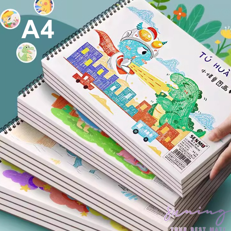 

Kejutan Menarik WaterColor Book Kertas Buku Lukis 35 Lembar Buku Gambar Desain Melukis Water Colour Paper Cat Air Tebal 1gsm Lukis