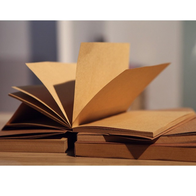 

05 Buku Journal Sketch Kraft Creative retro sketch paper blank sketchbook painting doodle sketchbook