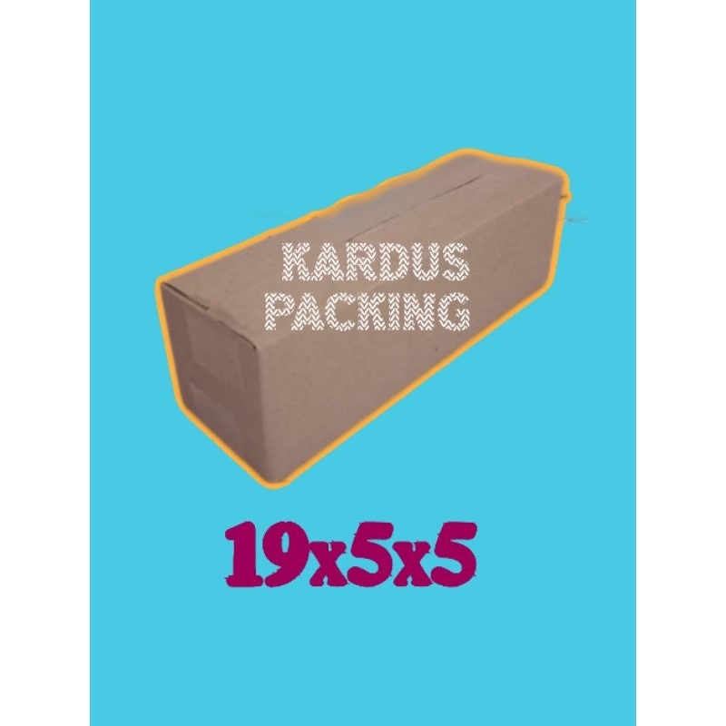 

kardus packing. UK 19x5x5 kardus kecil.kardus polos