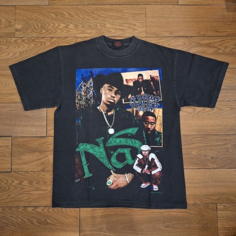NAS ESCOBAR BOOTLEG RAPTEES BY GINSENGSTRIP
