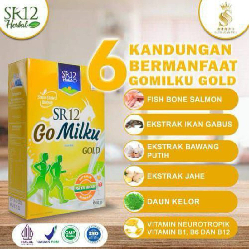 

Go Milku SR12 Gold 200 Gram Original Bpom Halal MUI Susu Kambing Etawa Untuk Lansia Susu Kesehatan