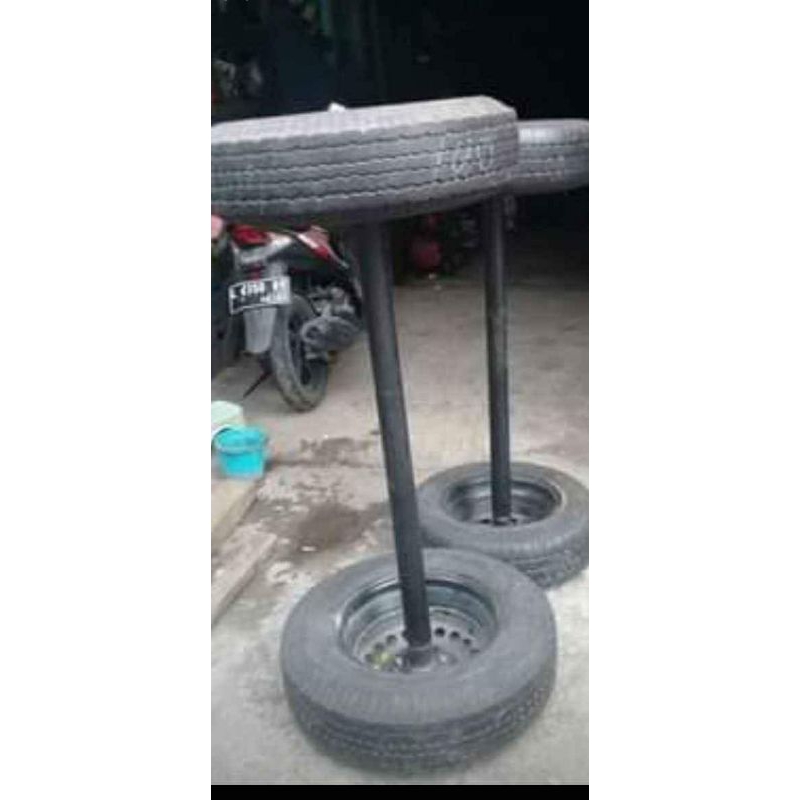 as roda gerobak ban mobil set dengan nap nya