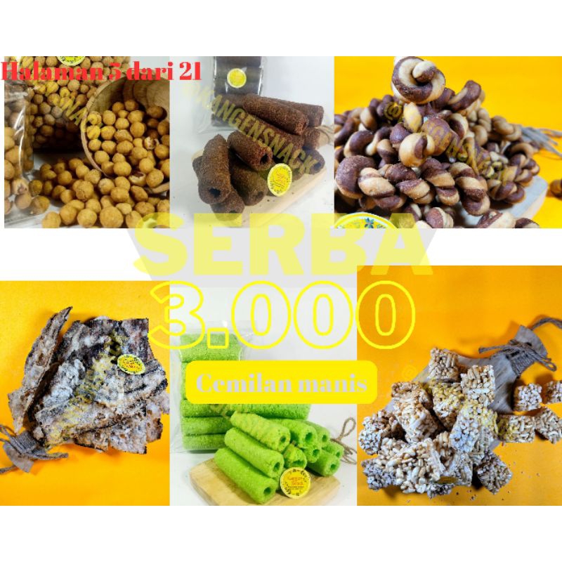 

cemilan murah / cemilan 3000 / cemilan manis / cemilan renyah