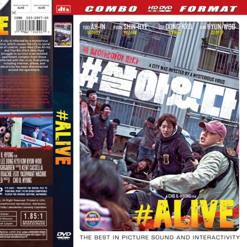 KASET FILM HOROR ZOMBIE KOREA ALIVE-LENGKAP FULL BOX