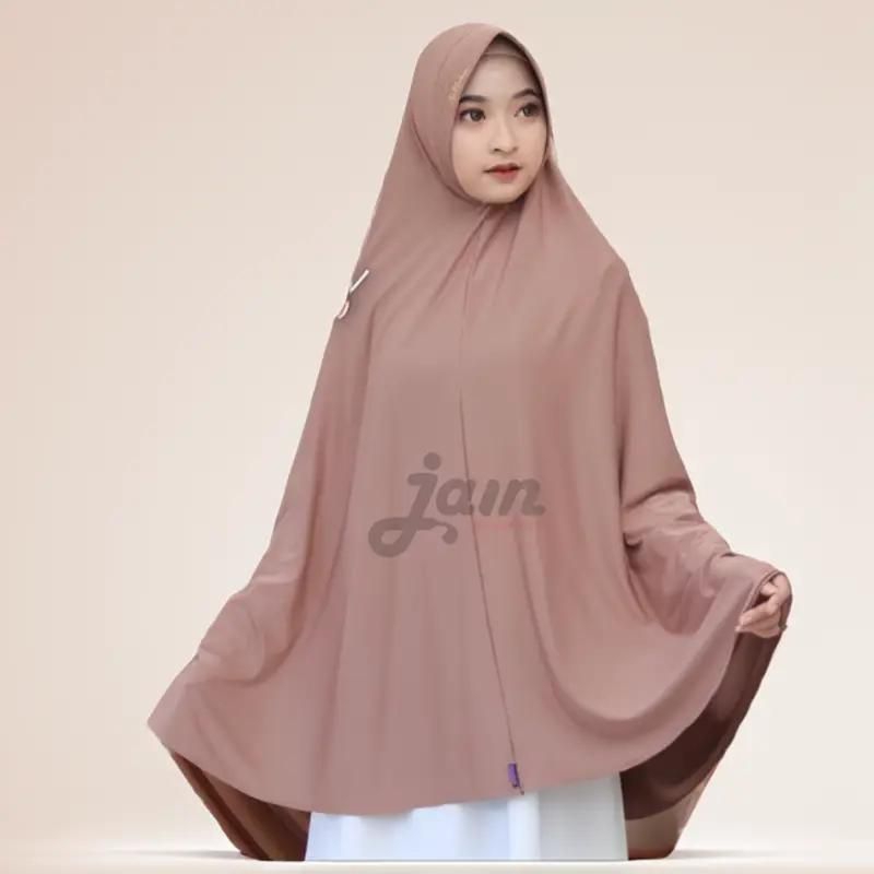 bergo maryam super jumbo xxl hijab syar'i simpel non pet tali/non tali