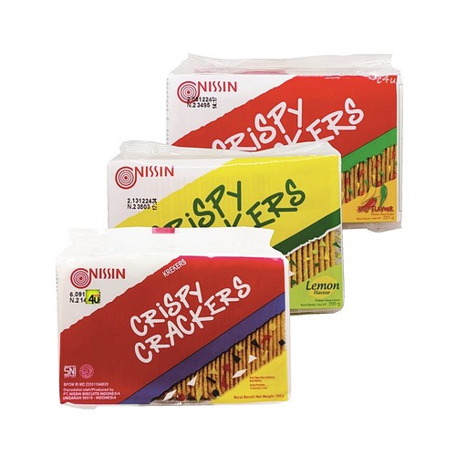 

Nissin Crispy Crackers 259 gr / Pcs