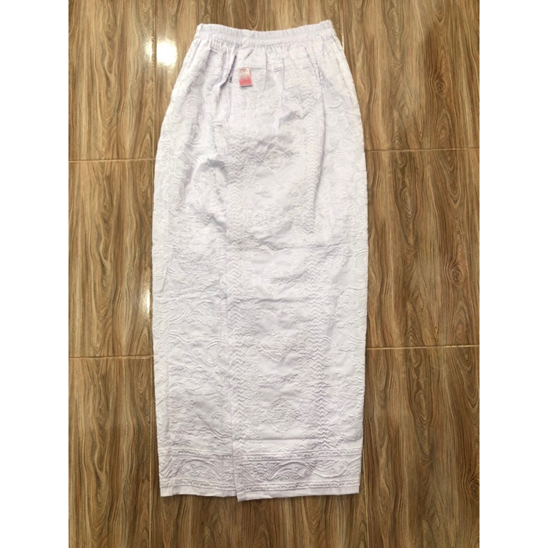 kamen jadi jumbo warna putih/ kamen knit/ kamen jadi bordir/ kamen jadi jaguar