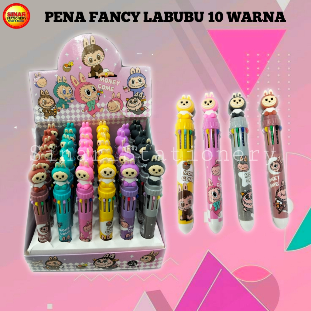 

PENA FANCY LABUBU 10 WARNA