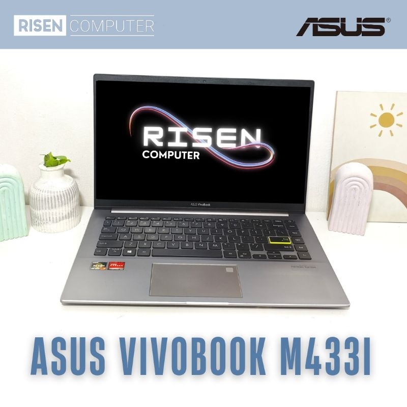 Second LAPTOP ASUS VIVOBOOK M433I AMD Ryzen 7 4700U RAM 8GB SSD 512GB Notebook 14inch Seken Bekas