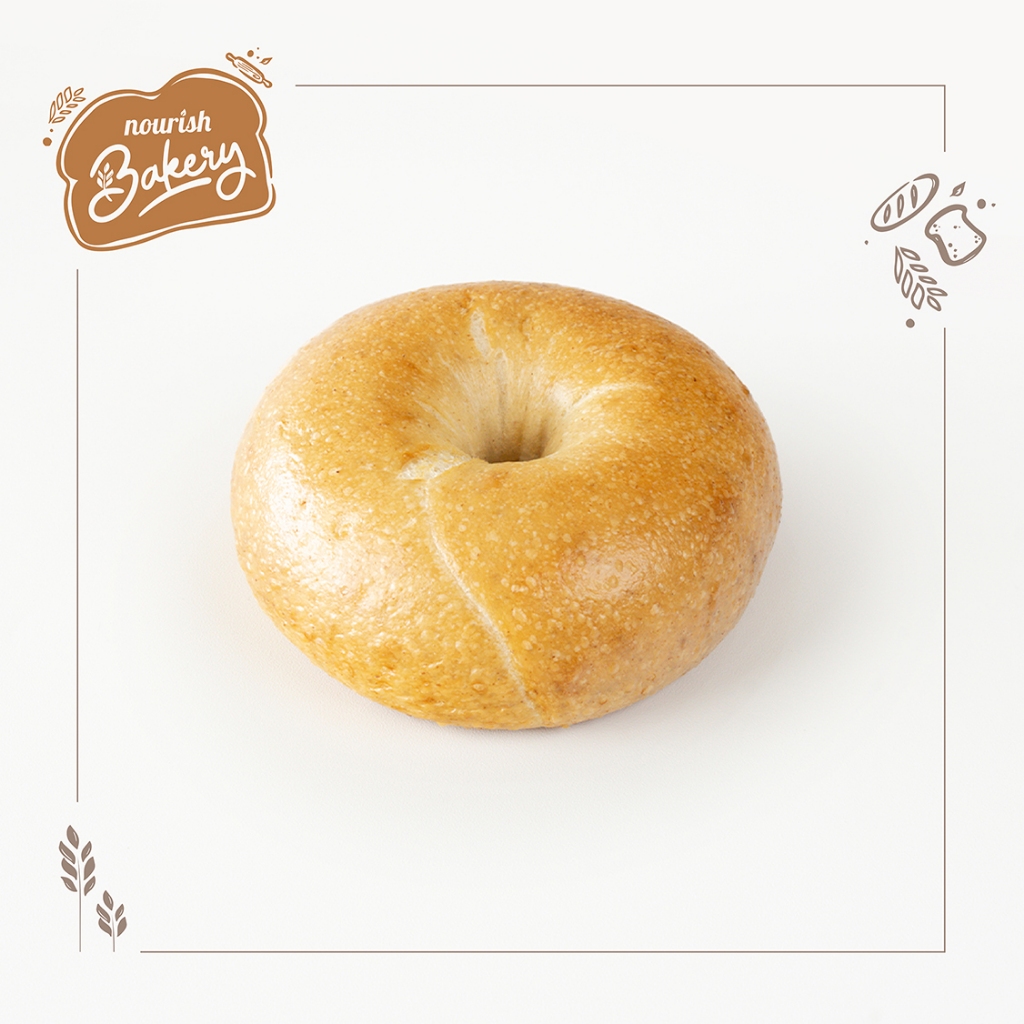 

Bagel Plain - 100% Sourdough Bagel Long Fermentation 100gr