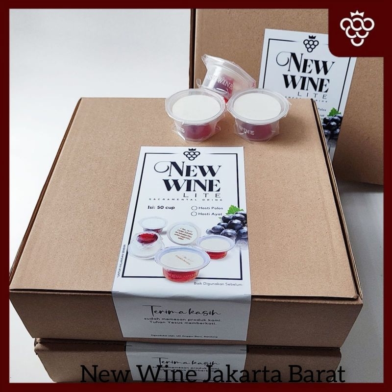 

Paket Ekslusif Anggur Perjamuan Kudus Lite + Hosti Polos Besar - Isi 100