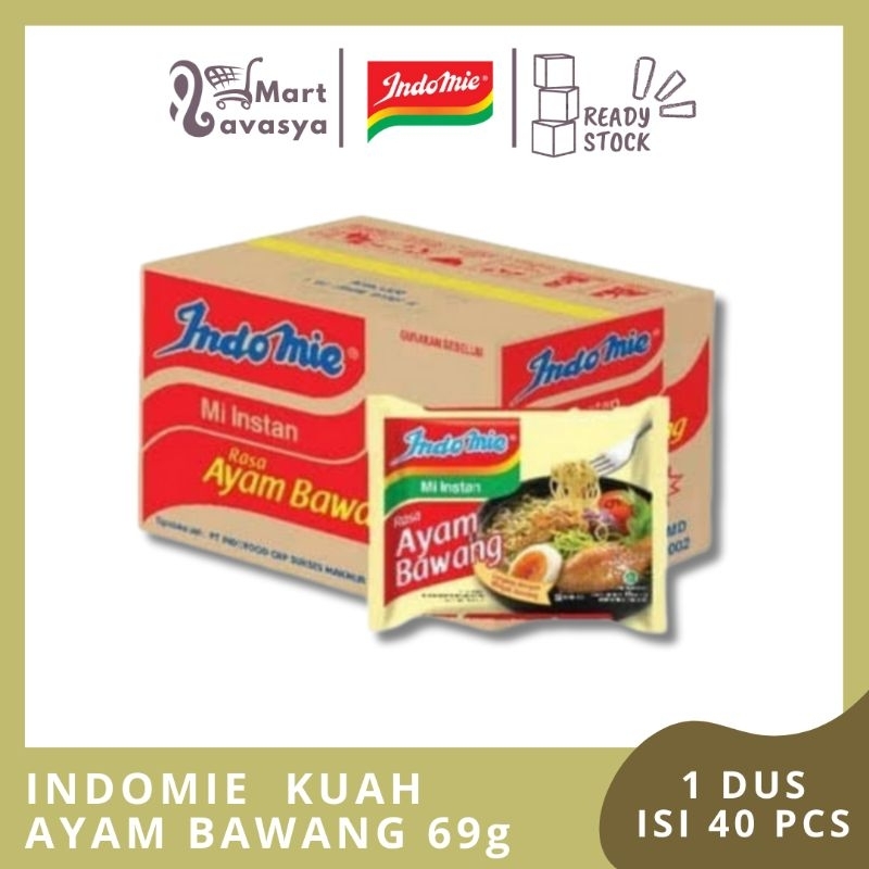 

INDOMIE KUAH AYAM BAWANG 69g - 1 DUS ISI 40 PCS - KOTA BANDUNG - LAVASYA MART