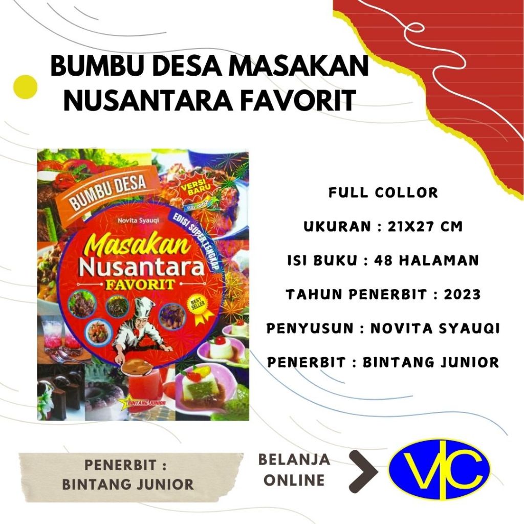 Bumbu Desa Masakan Nusantara Favorit - Bintang Junior