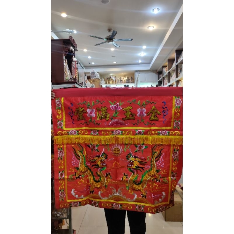 KAIN TOKWI 3R BIA / KAIN MEJA 1METER NAGA