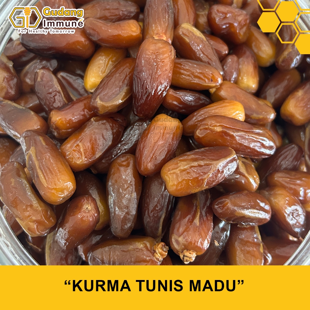 

Kurma Tunis Madu ,Kurma Madu, Kurma Tunisia,ECER Per 200gr - Gudang Immune