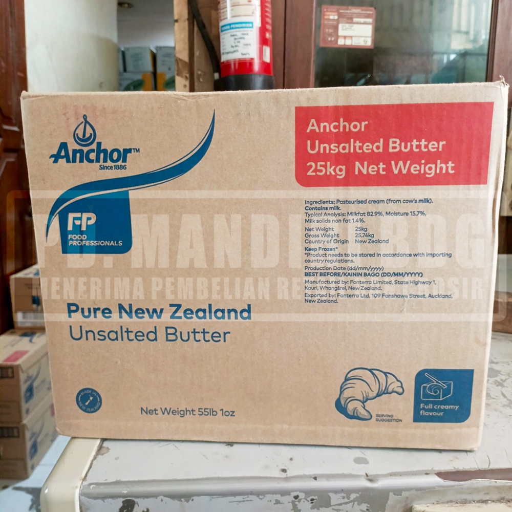 

ANCHOR UNSALTED BUTTER BULK 25 KG