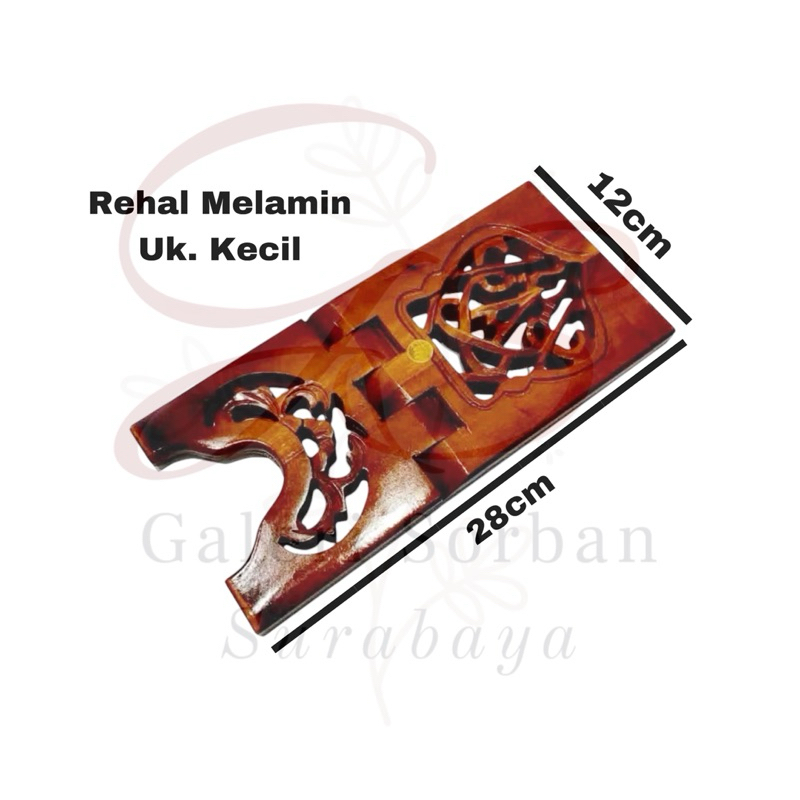 Rekal | Rehal Al Qur’an UK. Kecil | Tatakan Tempat Al Qur’an | Meja Lipat Kayu Mengaji
