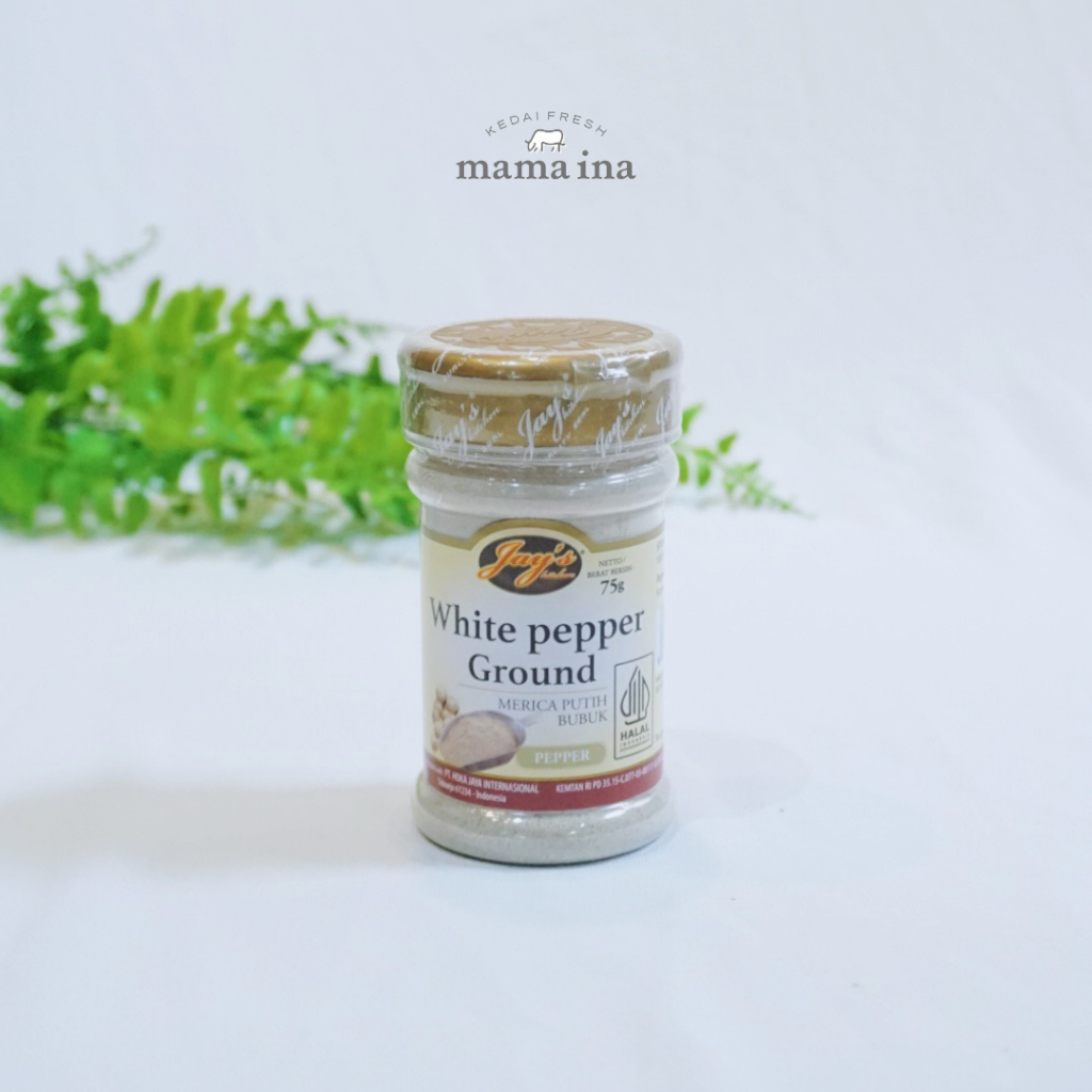 

Jays Kitchen White Pepper Ground 75g