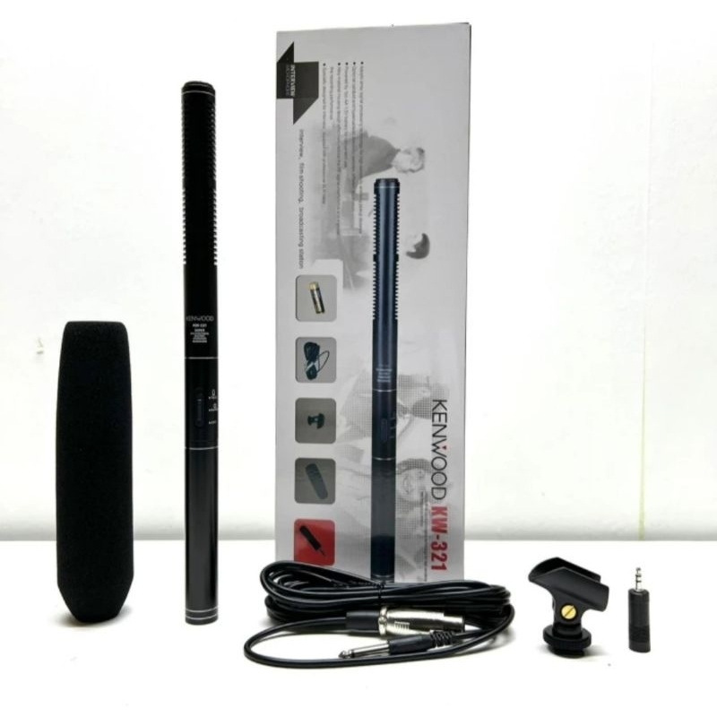 Mic kabel KENWOOD KW 321 Condensor Telescopic shotgun kw321 Original