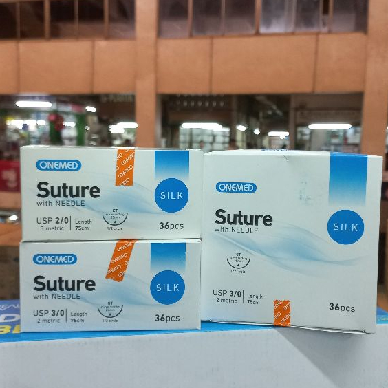 Silk 3.0 2.0 Onemed Suture Silk Onemed Silk Braided 3/0 Harga Perbox