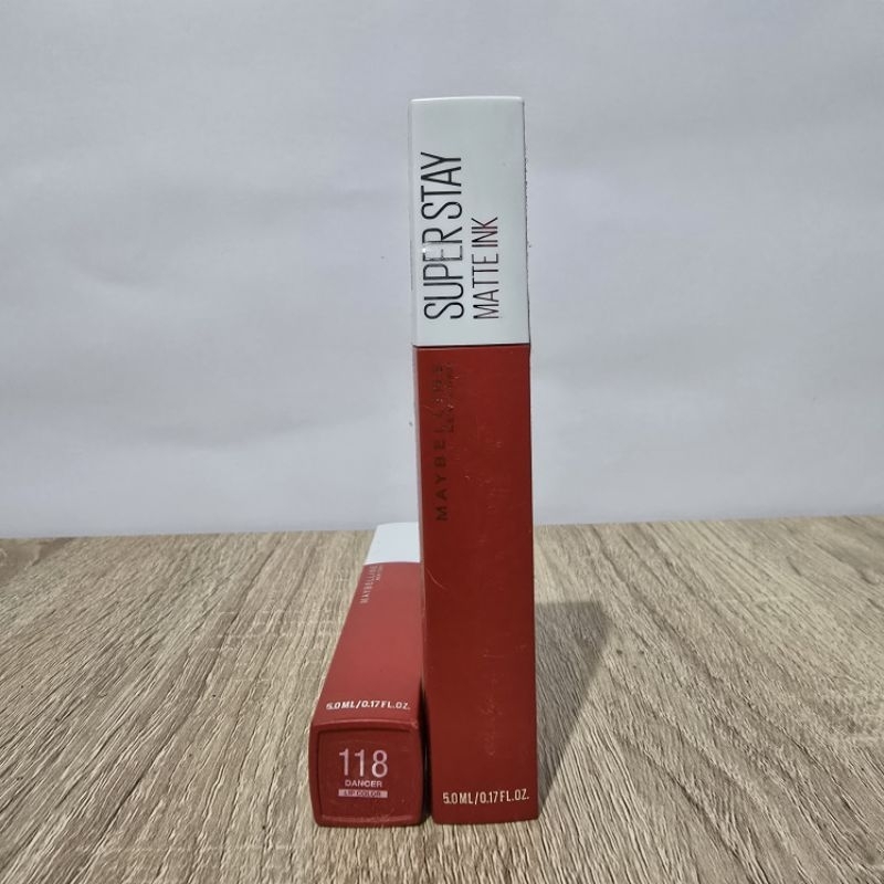 [Original, 118] Maybelline Superstay Matte Ink Liquid Matte Lipstick 118 Dancer