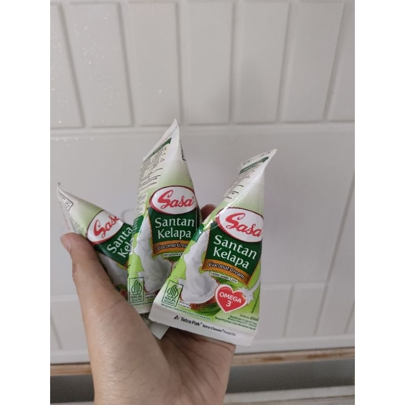

Sasa Santan uk 65 ml isi 3 Pcs