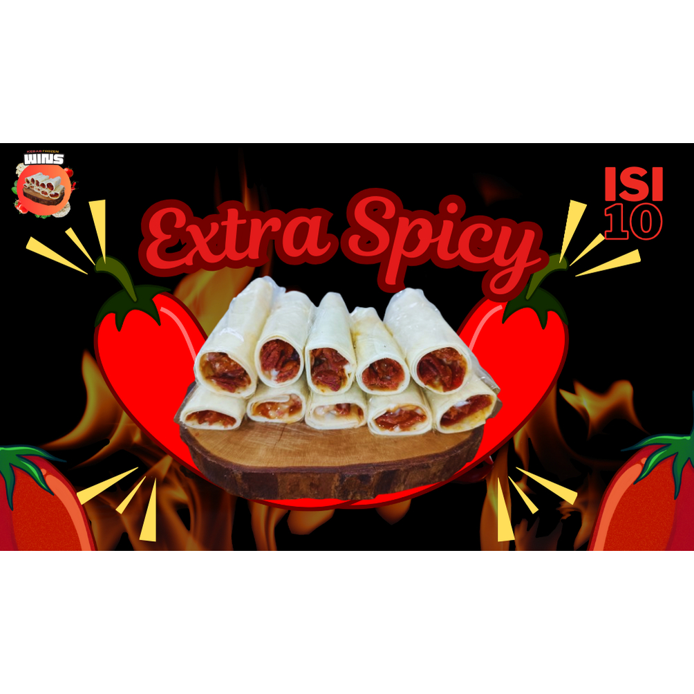 

KEBAB MINI FROZEN WINS RASA XTRA SPICY - isi 10 Halal