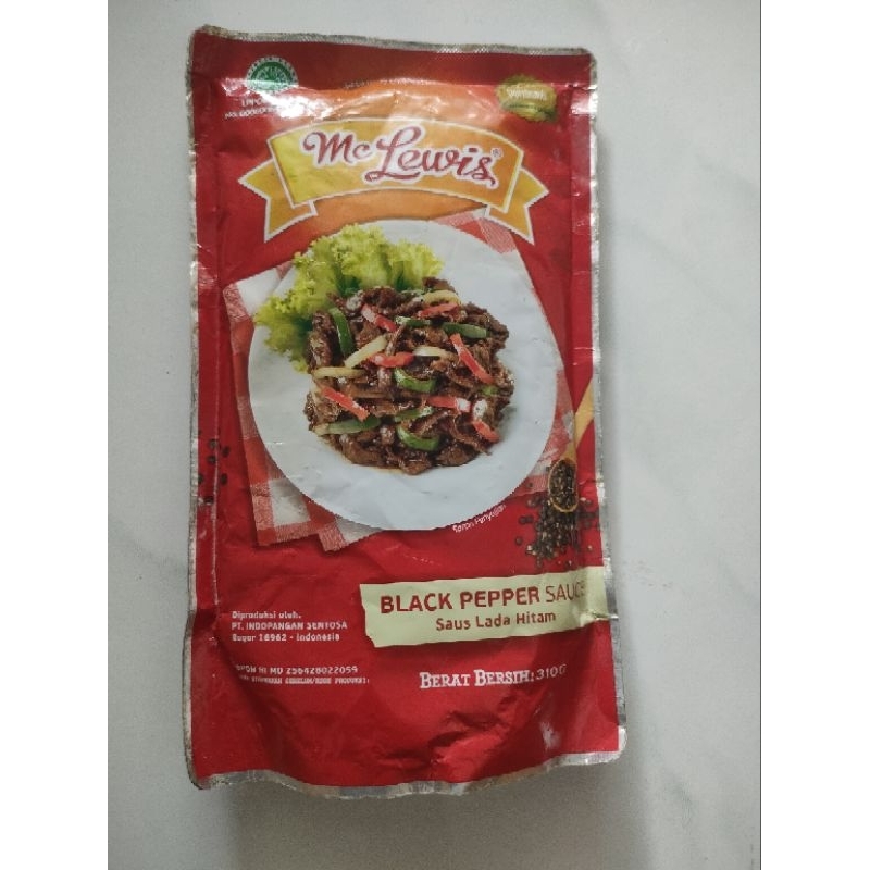 

MC Lewis Blackpeper Sauce 310g (Kecil)