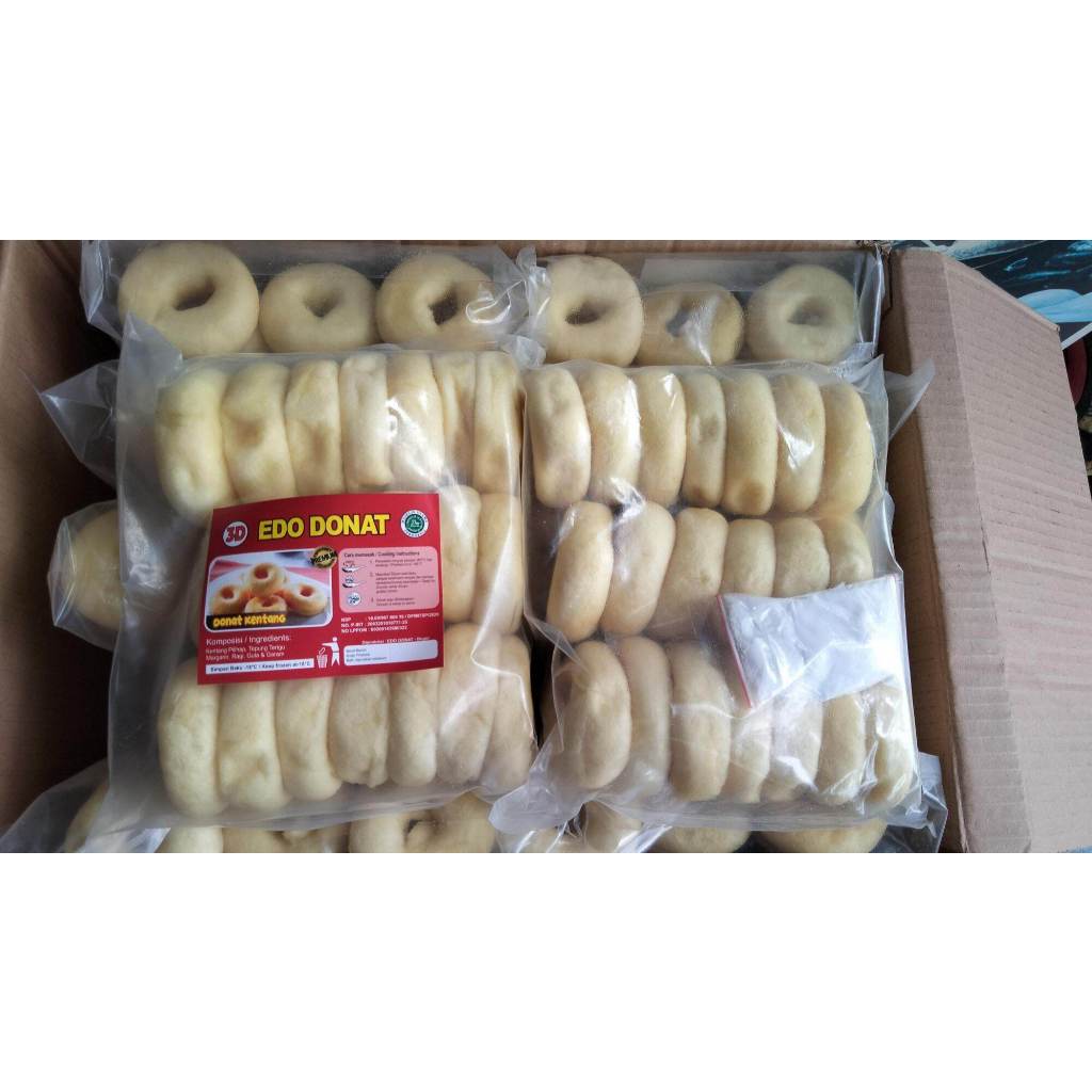 

Donat kentang merk EDO isi 20