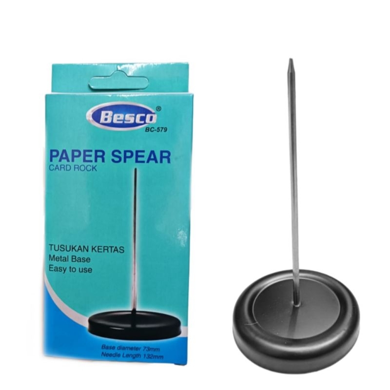 

Tusukan Nota Kertas Besco/Tusukan Nota/Paper Spear/Tusukan Nota